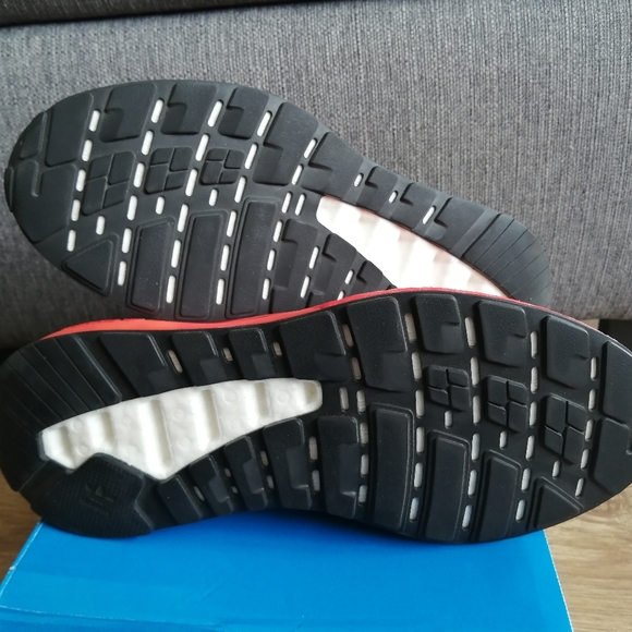 Adidas ZX 2K Boost Solar Yellow Hi-Res Red Size 7.5 Men U.S Unisex. Trainer. - Picture 11 of 11